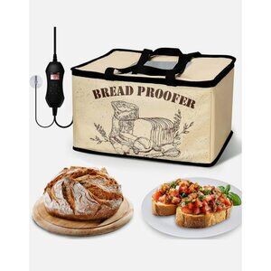 Folding Bread Proofing Box with Temperature Control (50–113℉) & 12H Timer NWT